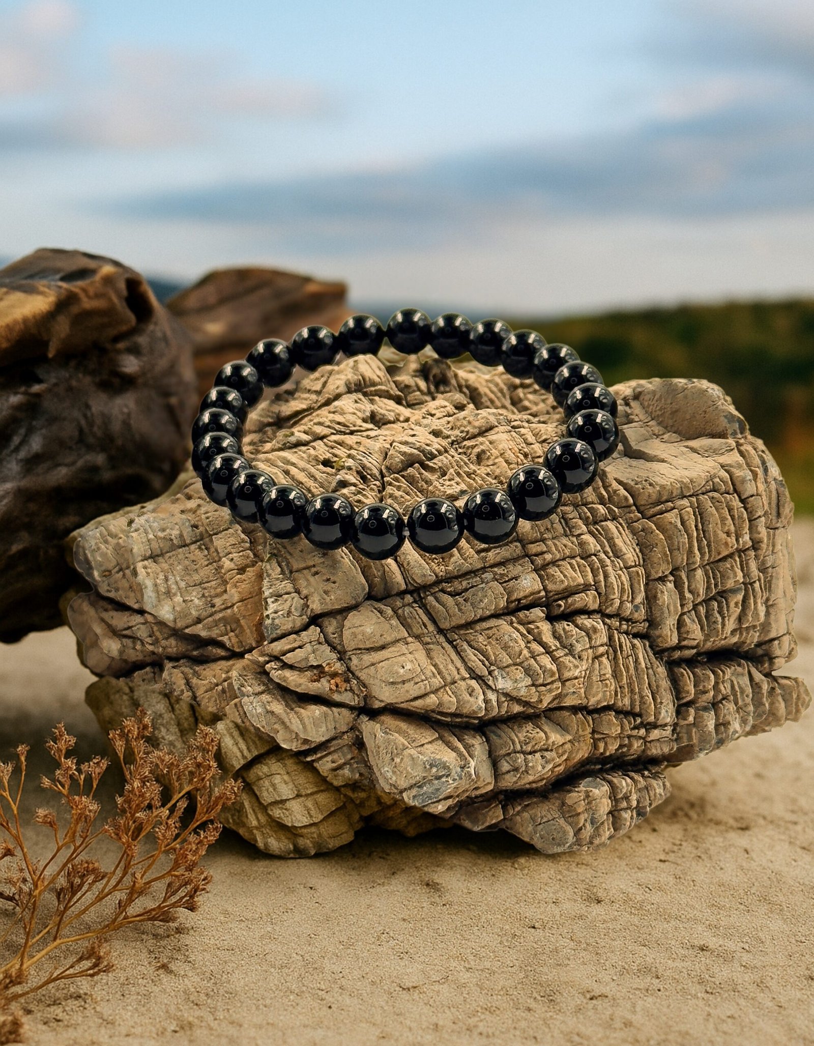 Black Obsidian Bracelet